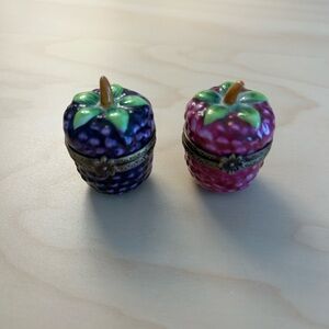 Limoges Berry Trinket Boxes